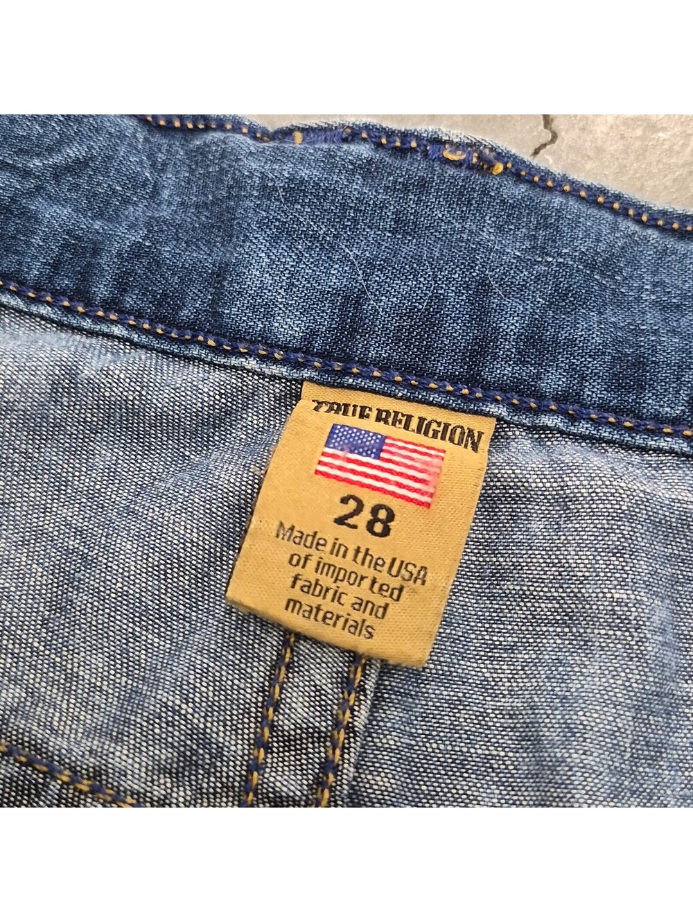 True Religion Women's Skinny Distressed Blue Jeans - Picture 2 of 7